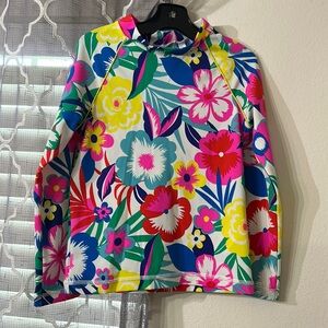Mini Boden rash guard swim top size 7-8